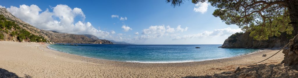 spiaggia di apella karpathos grecia