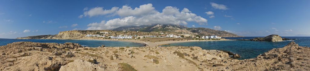 spiaggia di lefkos karpathos grecia